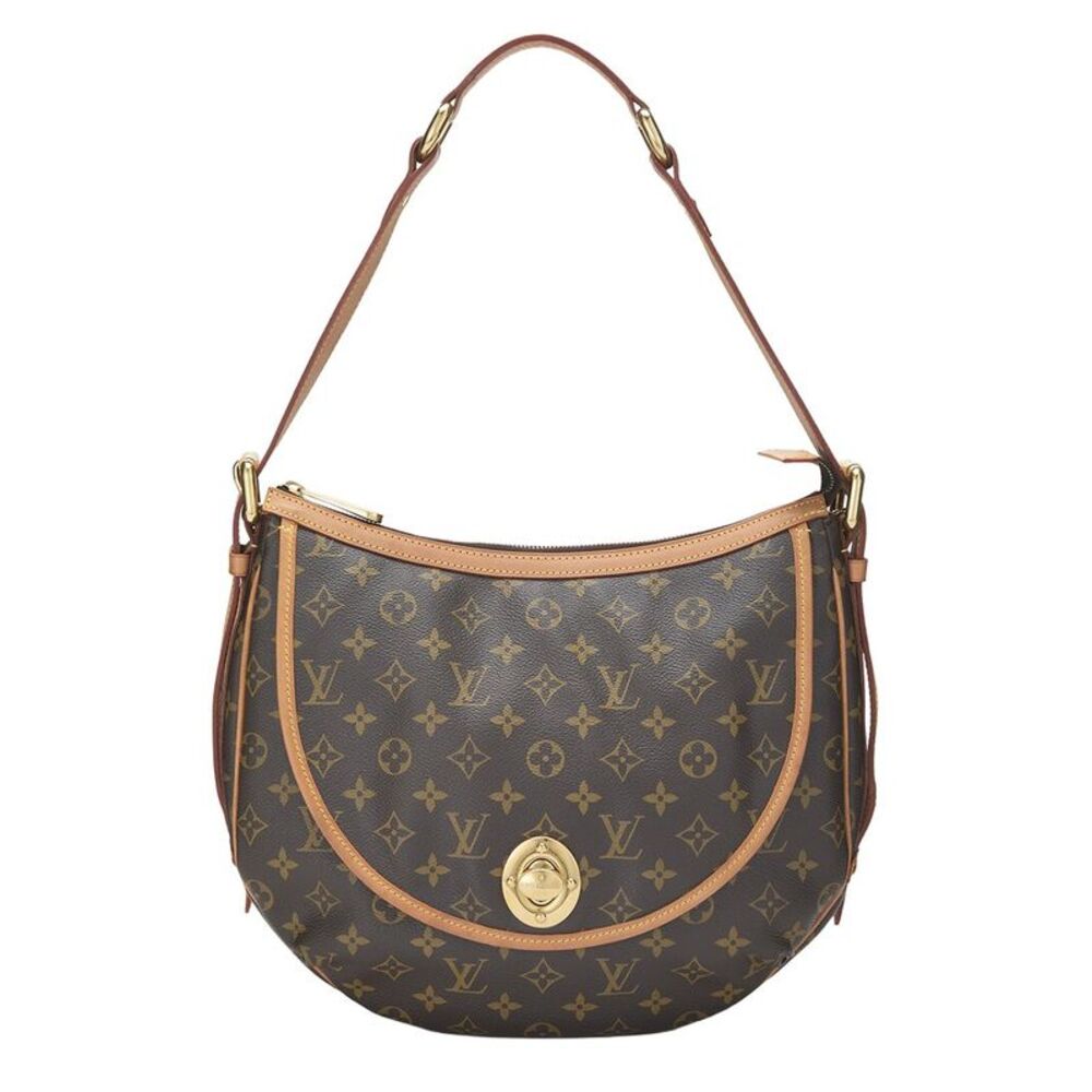 Louis Vuitton Brown Monogram Coated Canvas Tulum Gm (Authentic Pre-Loved)